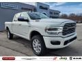 2022 Pearl White Ram 2500 Laramie Crew Cab 4x4 #145258233