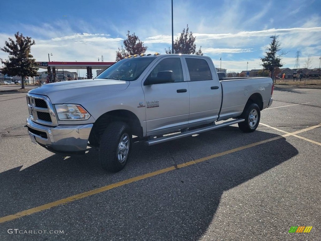 2015 3500 Tradesman Crew Cab 4x4 - Bright Silver Metallic / Black/Diesel Gray photo #11
