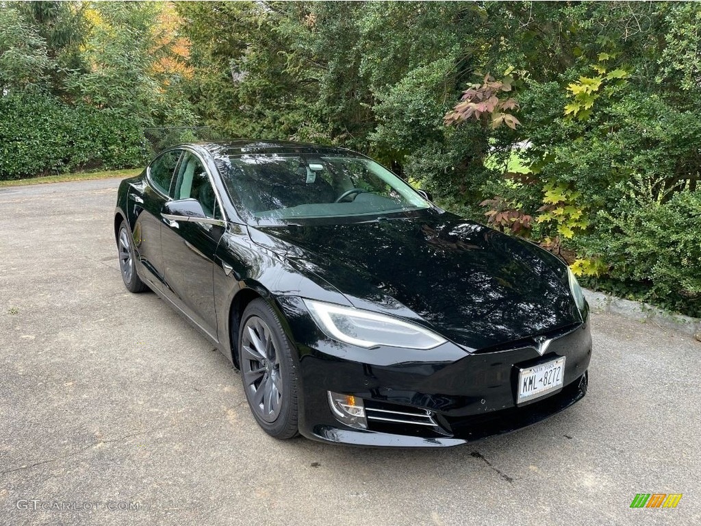 Solid Black 2018 Tesla Model S 100D Exterior Photo #145261109
