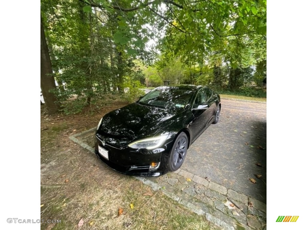 Solid Black 2018 Tesla Model S 100D Exterior Photo #145261160
