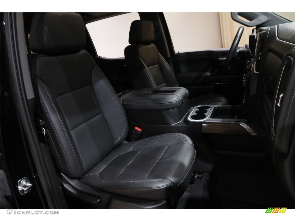 Jet Black Interior 2021 Chevrolet Silverado 1500 LT Trail Boss Crew Cab 4x4 Photo #145261817