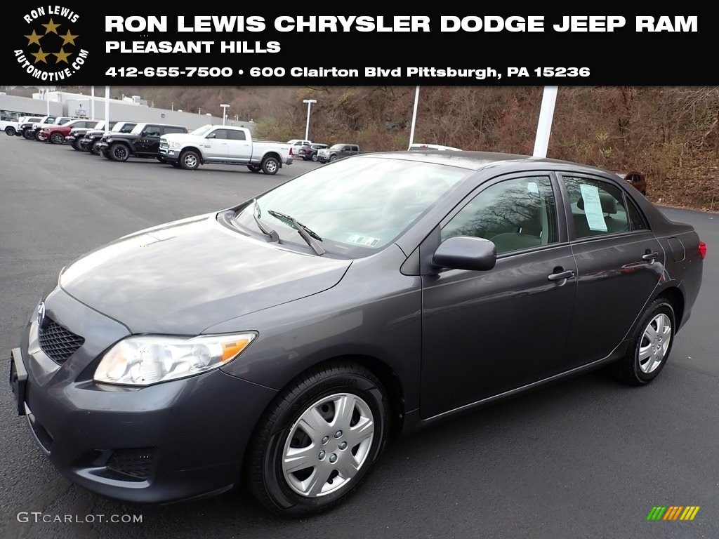 2010 Corolla LE - Magnetic Gray Metallic / Ash photo #1
