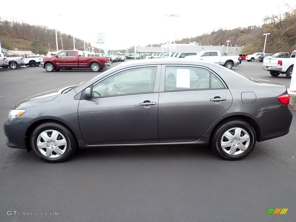 2010 Corolla LE - Magnetic Gray Metallic / Ash photo #2