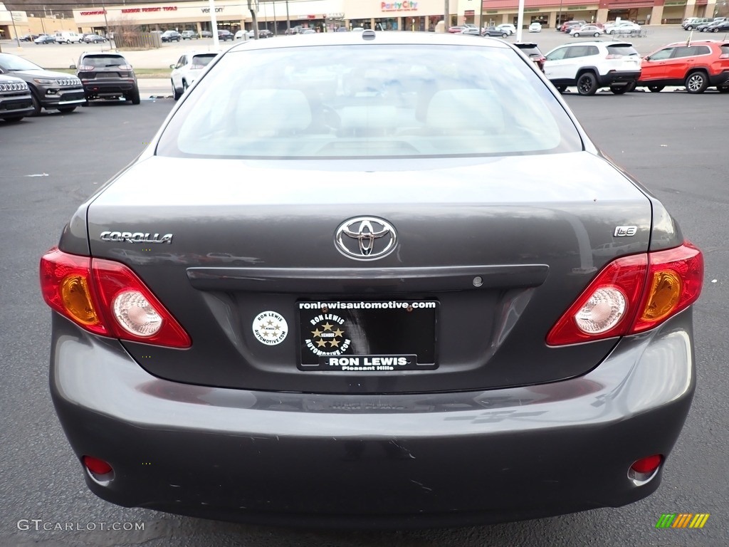 2010 Corolla LE - Magnetic Gray Metallic / Ash photo #4