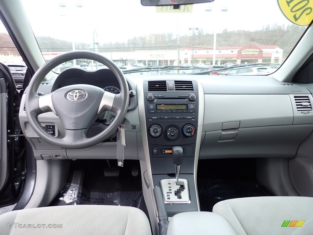 2010 Corolla LE - Magnetic Gray Metallic / Ash photo #13