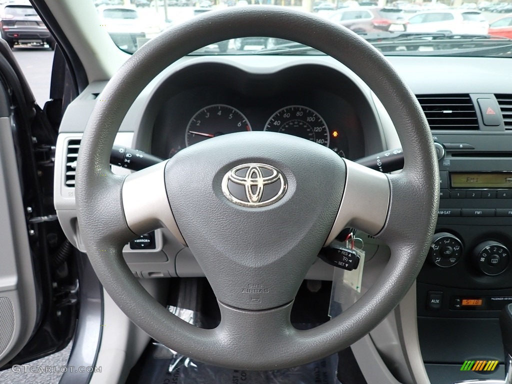 2010 Corolla LE - Magnetic Gray Metallic / Ash photo #16