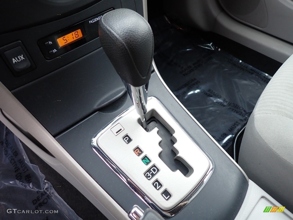 2010 Corolla LE - Magnetic Gray Metallic / Ash photo #17