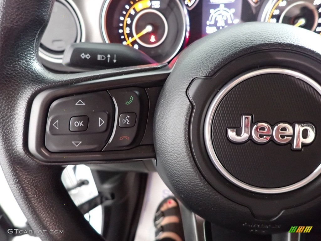 2022 Jeep Wrangler Unlimited Willys 4x4 Black Steering Wheel Photo #145262366