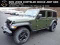 Sarge Green - Wrangler Unlimited Willys 4x4 Photo No. 1