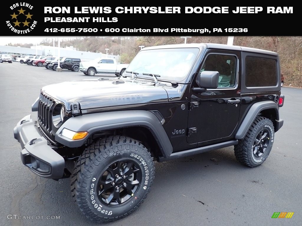 2023 Wrangler Willys 4x4 - Black / Black photo #1