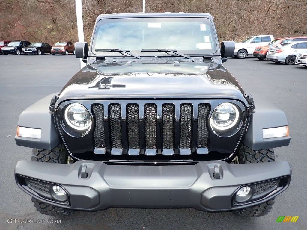 2023 Wrangler Willys 4x4 - Black / Black photo #9