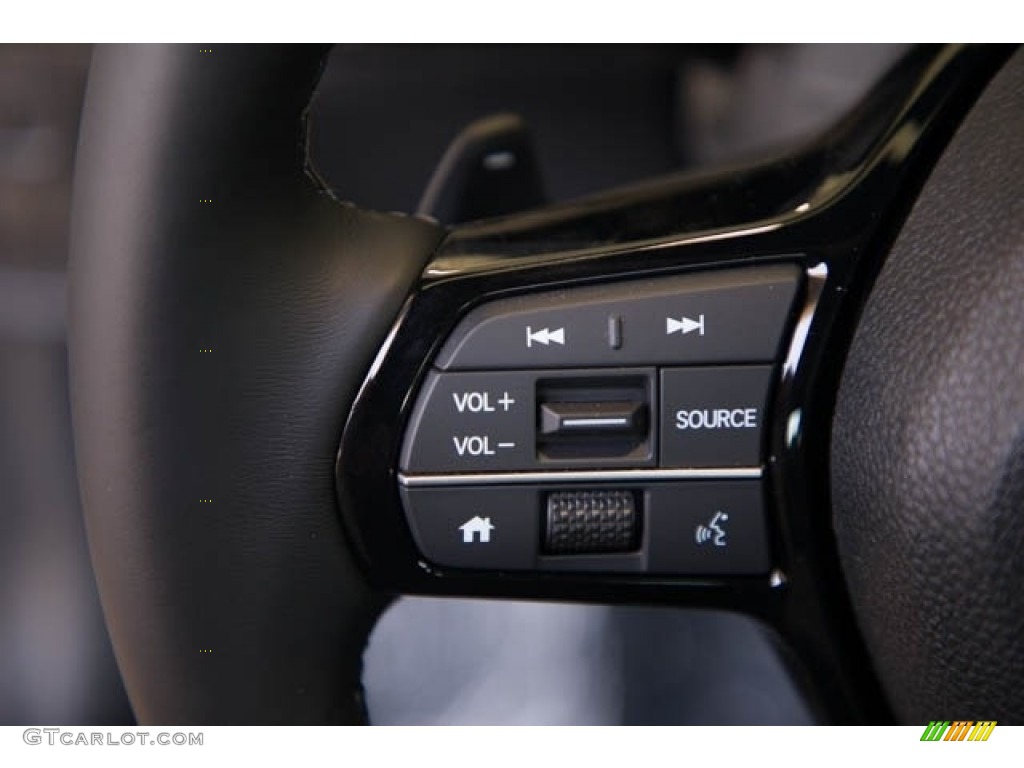 2023 Honda Civic Sport Sedan Black Steering Wheel Photo #145264490