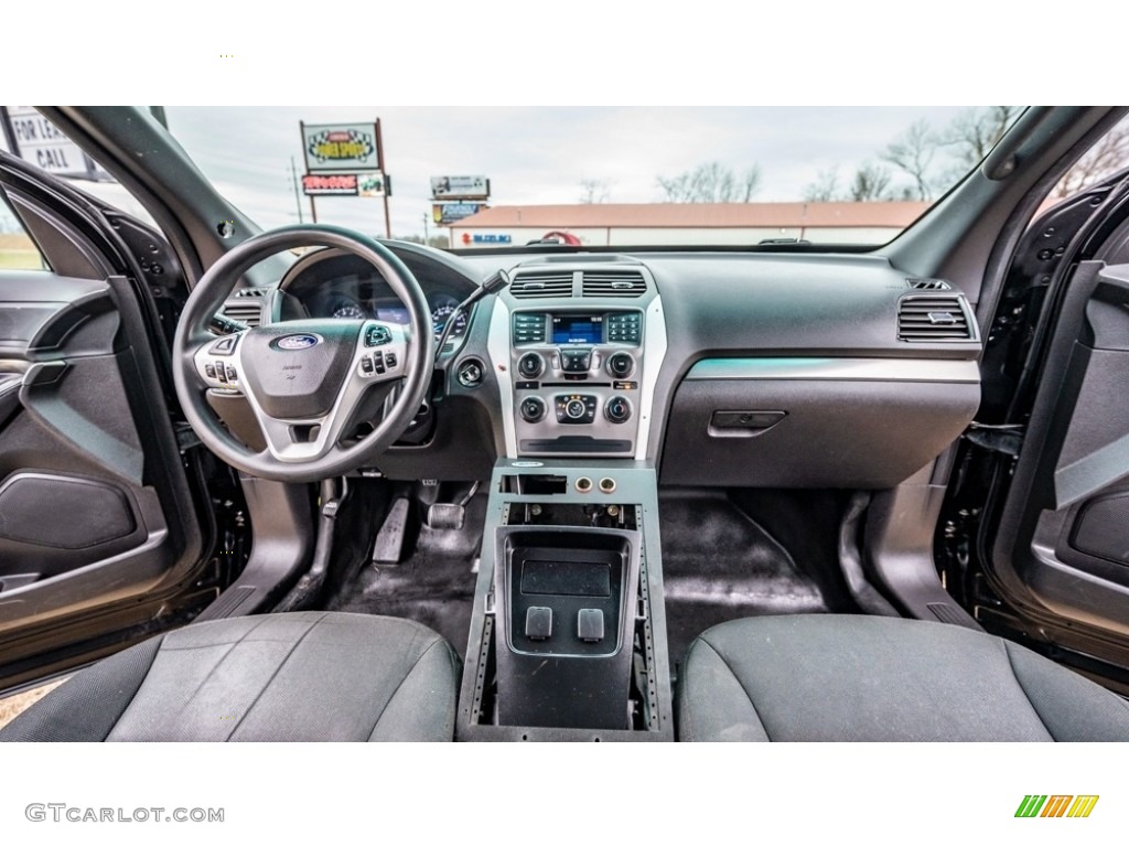 Charcoal Black Interior 2015 Ford Explorer Police Interceptor 4WD Photo #145264620