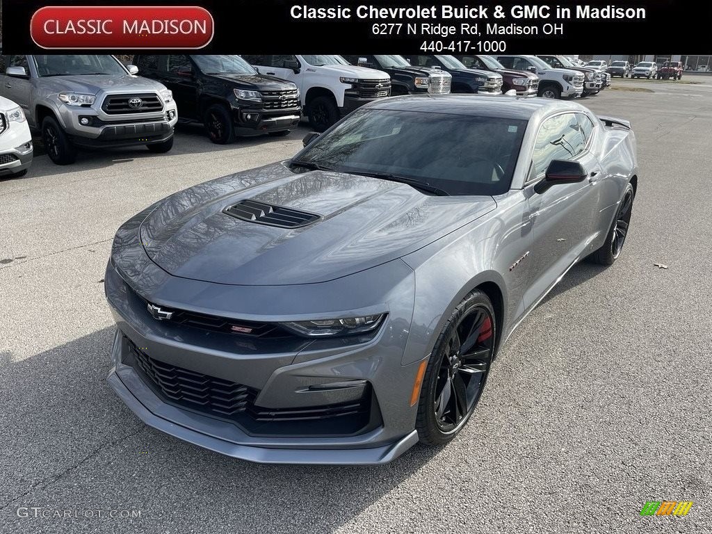 2022 Camaro SS Coupe - Satin Steel Metallic / Jet Black photo #1