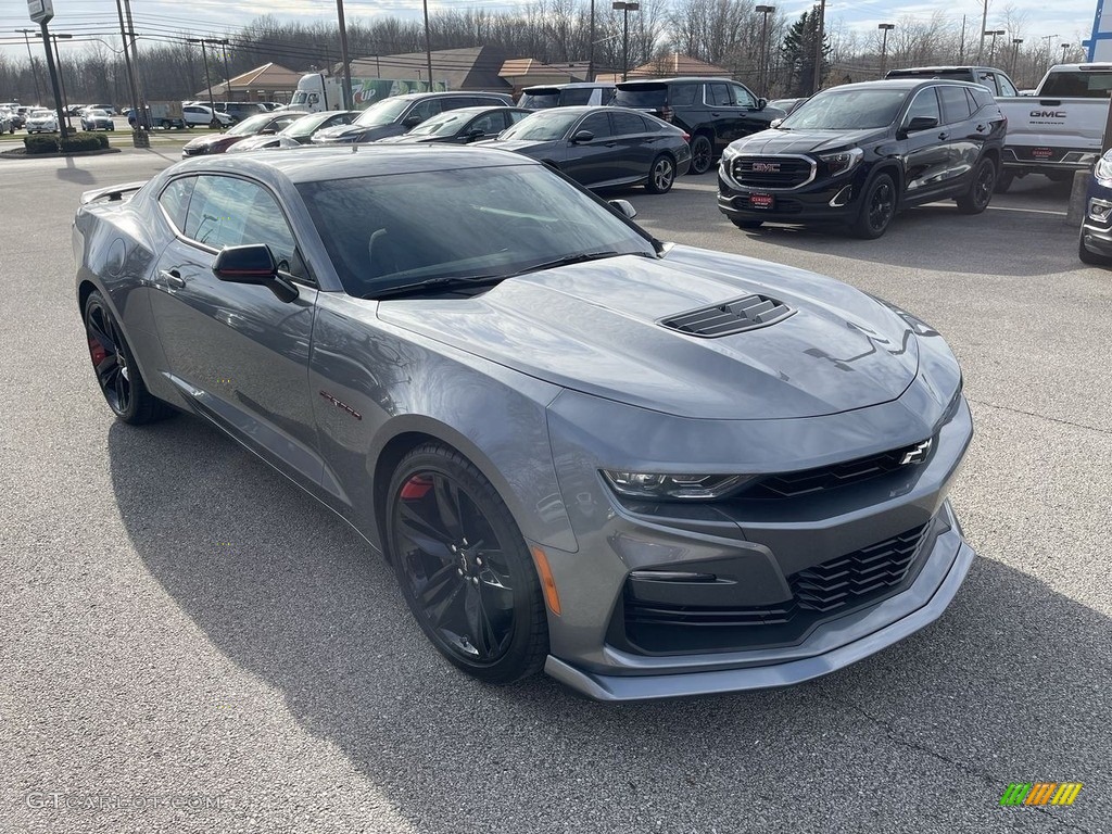 Satin Steel Metallic 2022 Chevrolet Camaro SS Coupe Exterior Photo #145266418