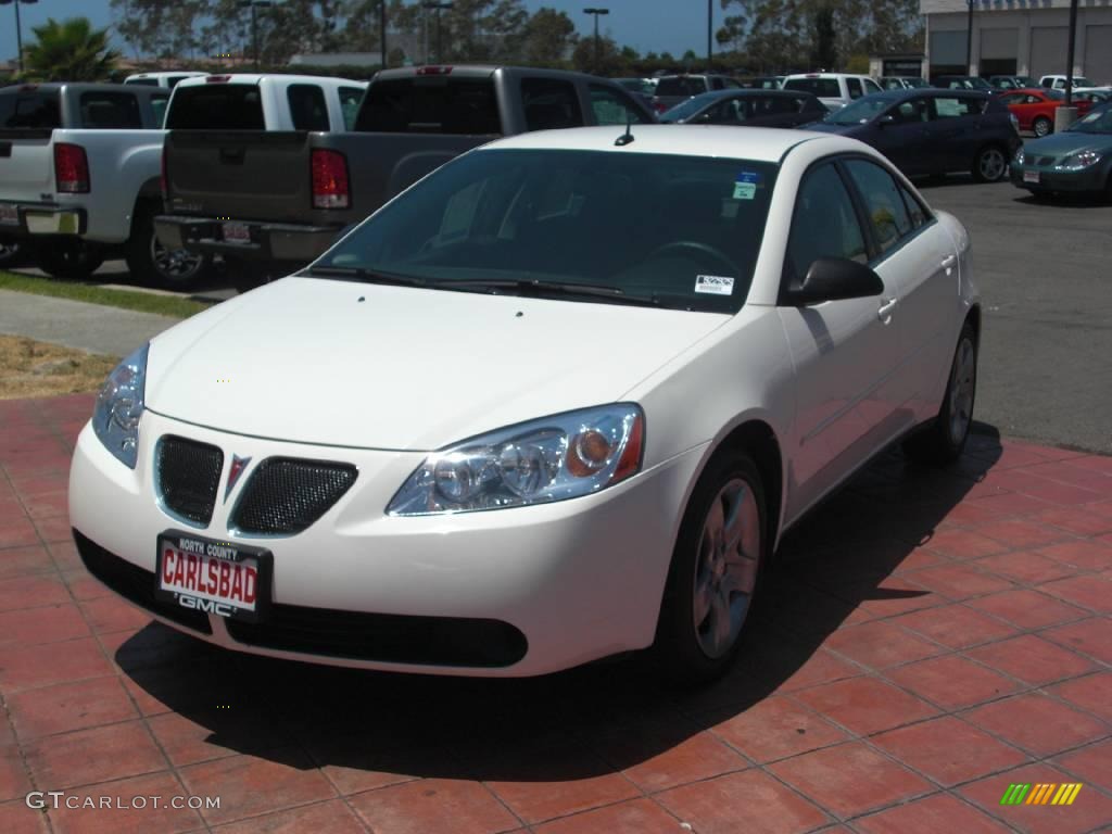 2008 G6 Sedan - Ivory White / Ebony Black photo #1