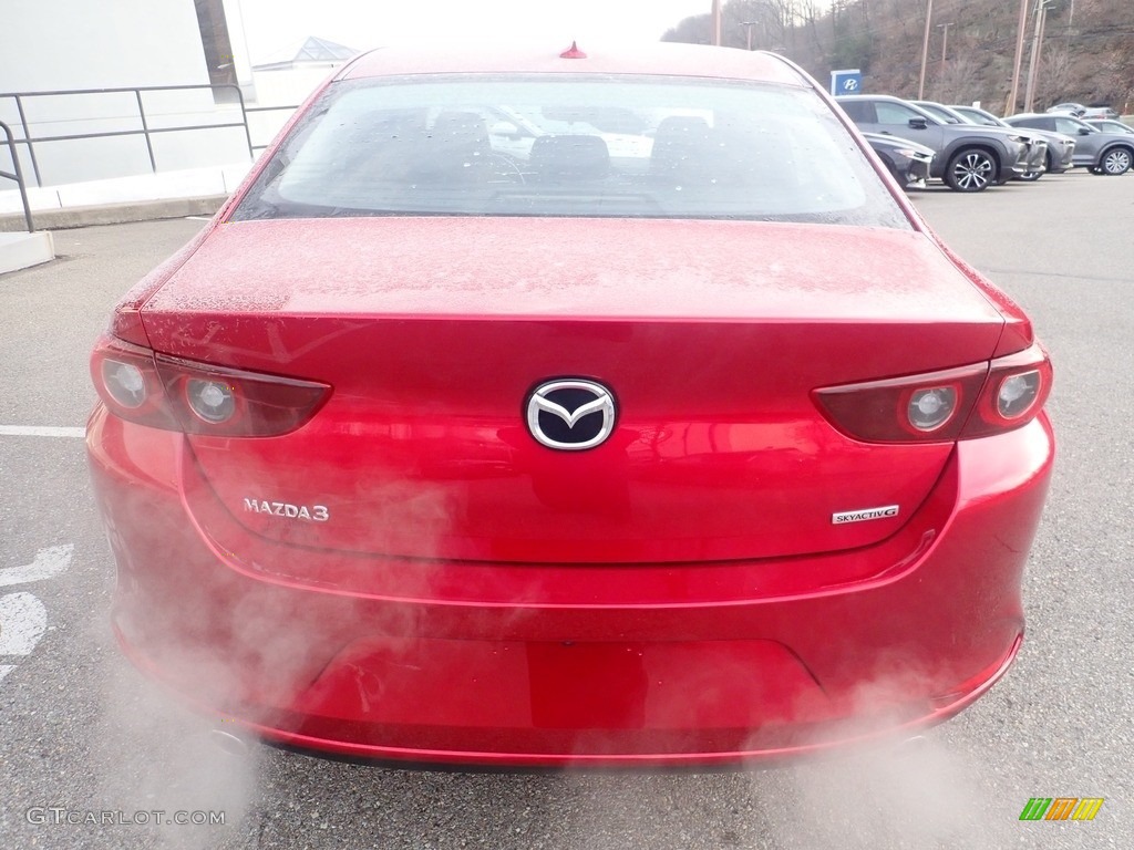 2022 Mazda3 Premium Sedan - Soul Red Crystal Metallic / Black photo #3