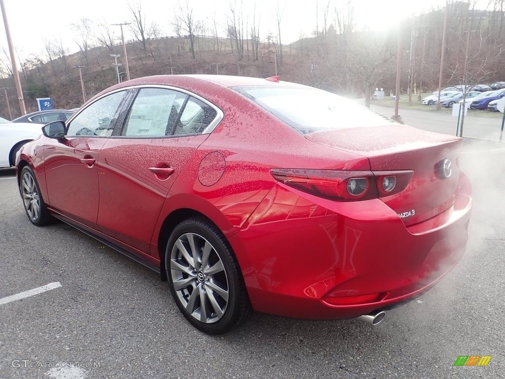 2022 Mazda3 Premium Sedan - Soul Red Crystal Metallic / Black photo #5