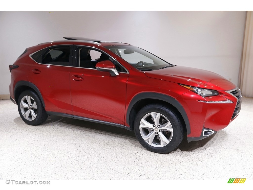 2017 NX 200t AWD - Matador Red Mica / Black photo #1
