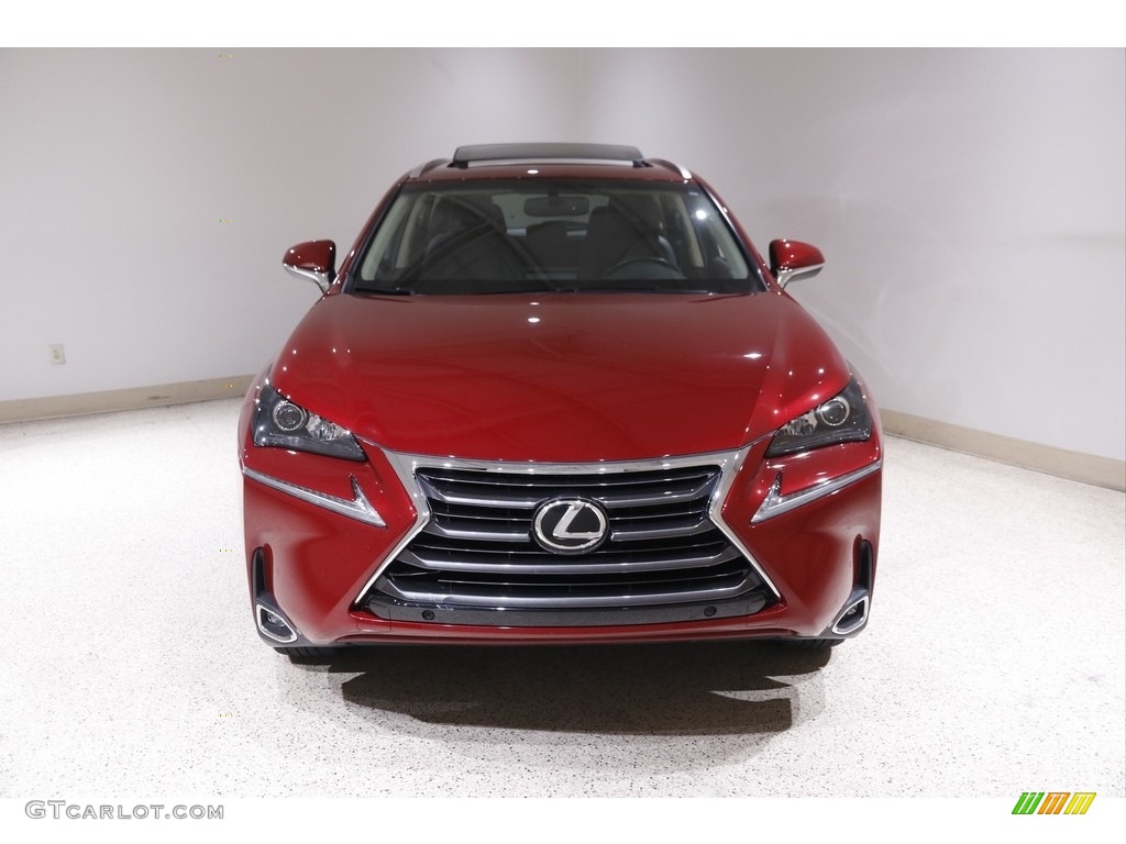 2017 NX 200t AWD - Matador Red Mica / Black photo #2