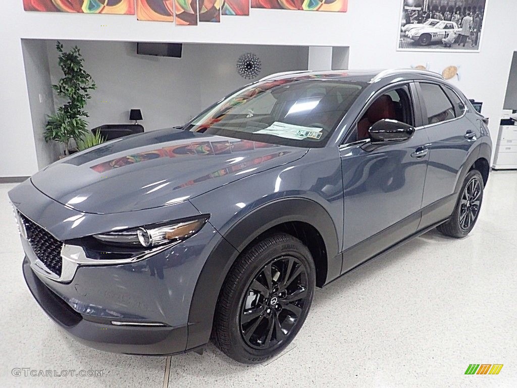 2023 CX-30 S Preferred AWD - Polymetal Gray Metallic / Red photo #5