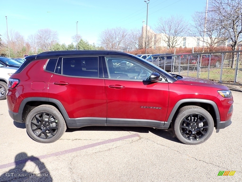 Velvet Red Pearl 2022 Jeep Compass Altitude 4x4 Exterior Photo #145267966