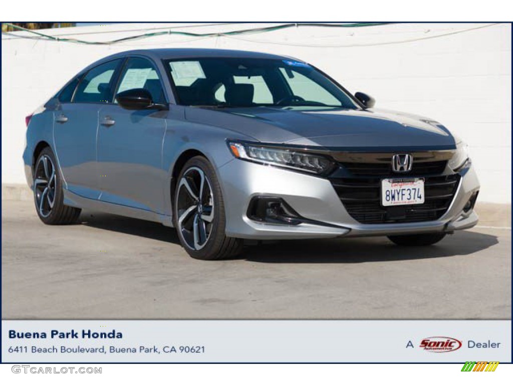2021 Accord Sport - Lunar Silver Metallic / Black photo #1