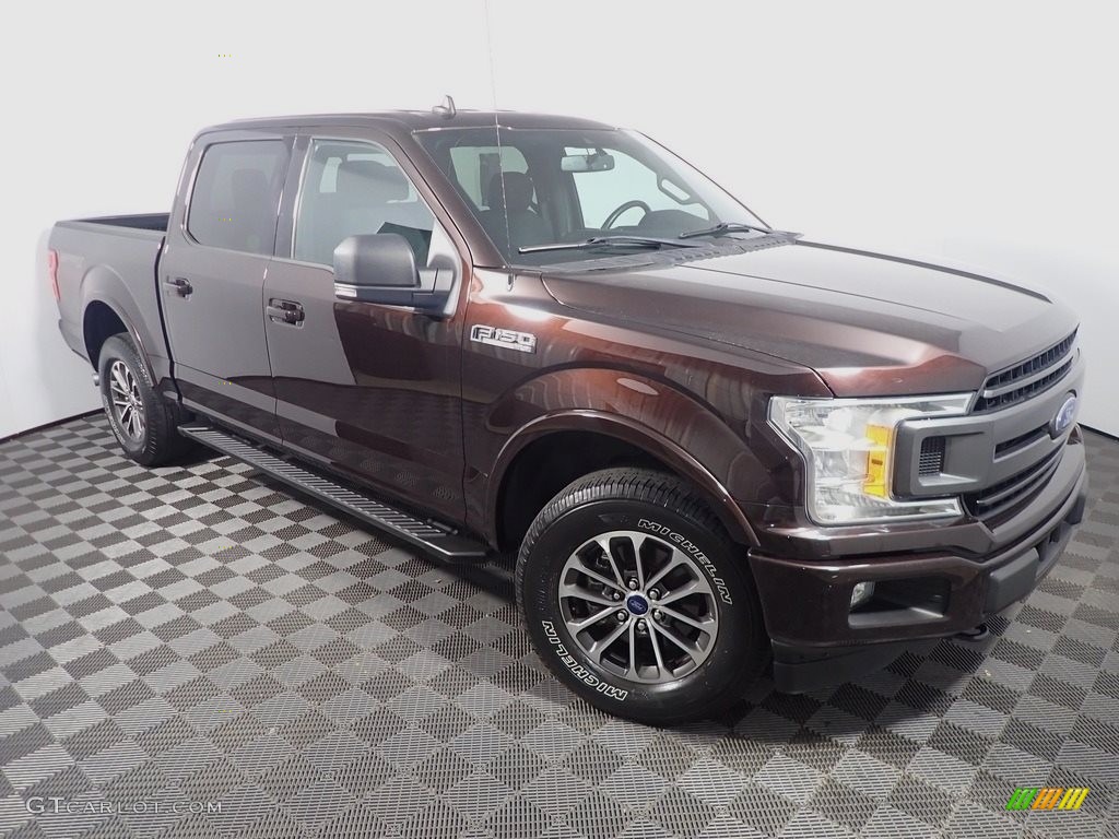 2019 F150 XLT Sport SuperCrew 4x4 - Magma Red / Black photo #1