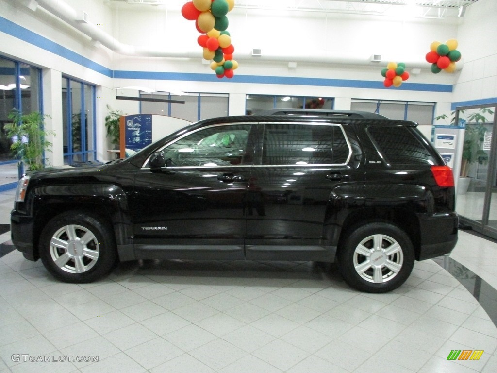 2016 Terrain SLE AWD - Onyx Black / Jet Black photo #10