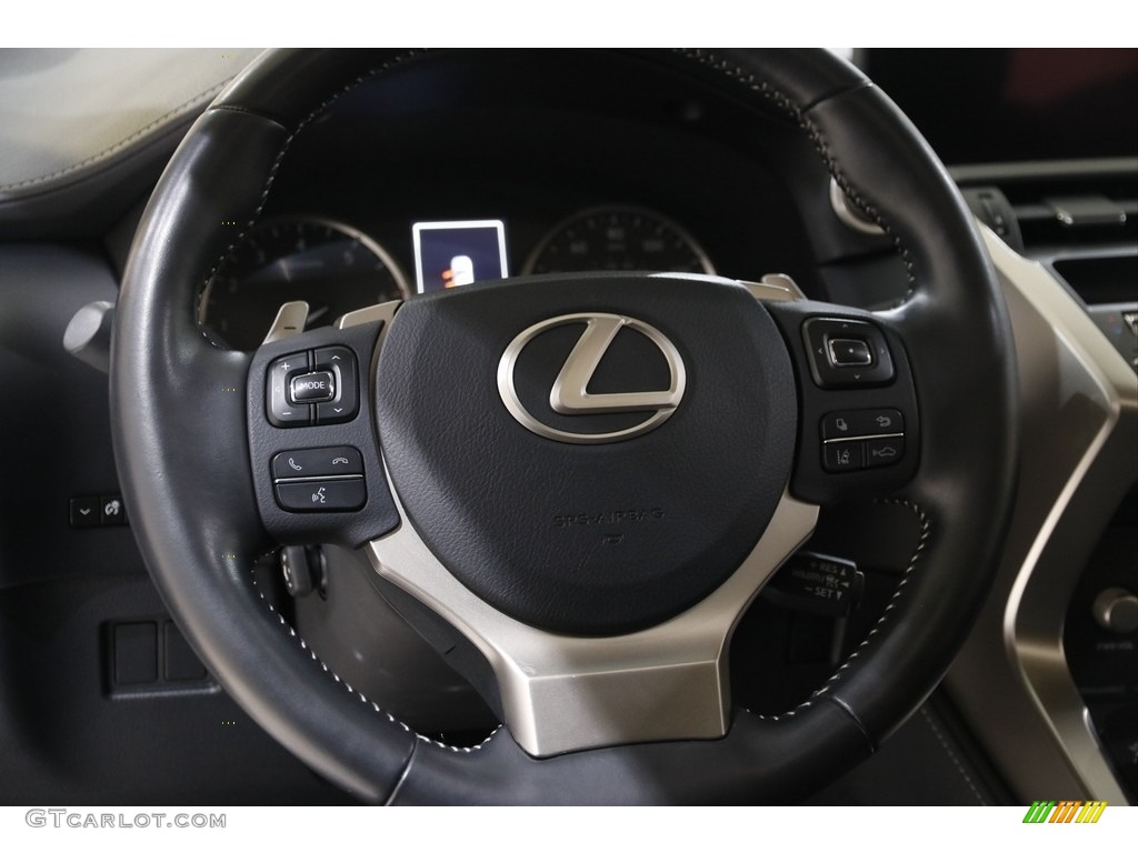 2019 Lexus NX 300 Black Steering Wheel Photo #145269457