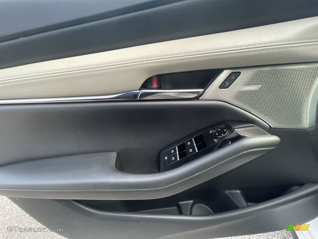 2021 Mazda Mazda3 Premium Sedan AWD White Door Panel Photo #145270567