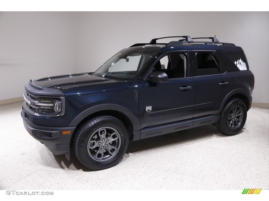 Alto Blue Metallic 2021 Ford Bronco Sport Big Bend 4x4 Exterior Photo #145270642