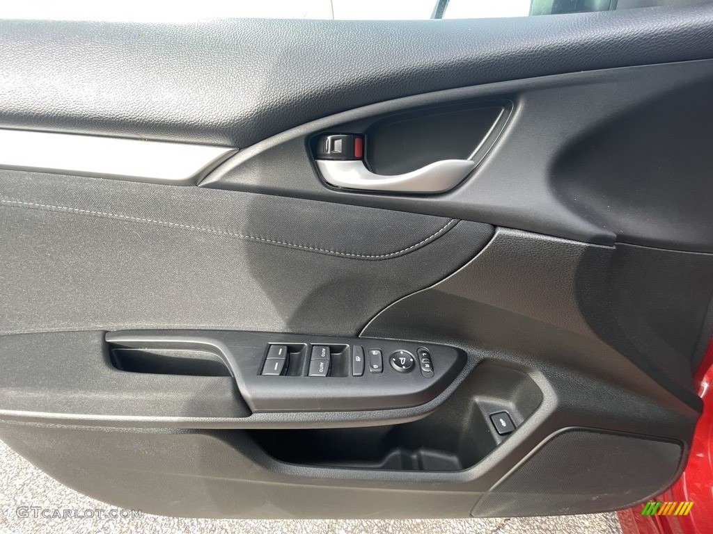 2021 Honda Civic EX Sedan Black Door Panel Photo #145270831