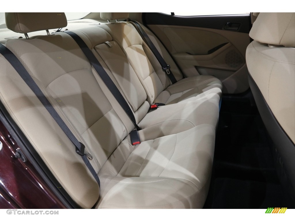 2014 Optima LX - Dark Cherry / Beige photo #15