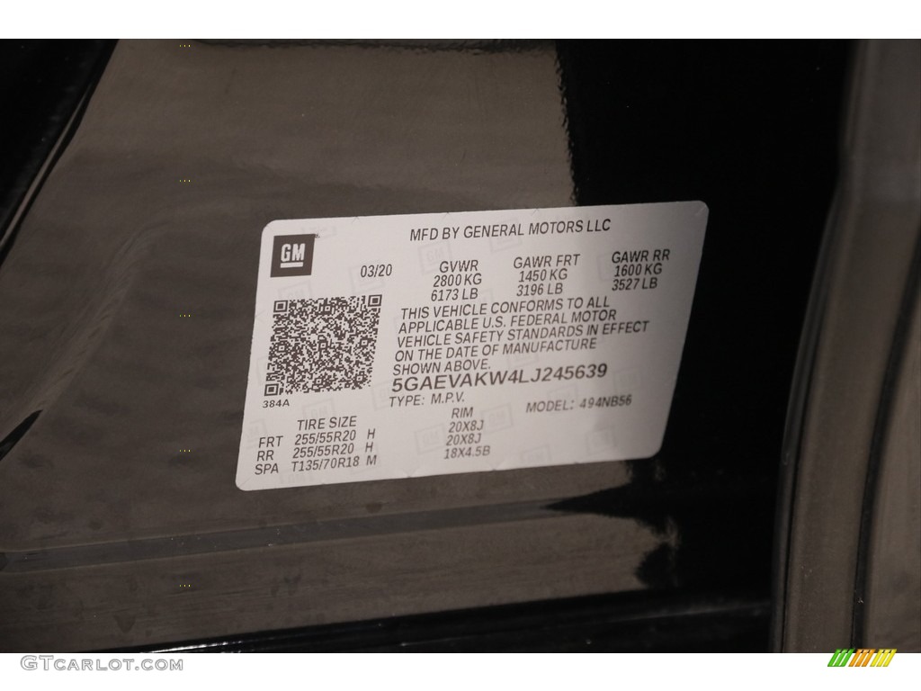 2020 Enclave Essence AWD - Ebony Twilight Metallic / Dark Galvinized/Ebony photo #25