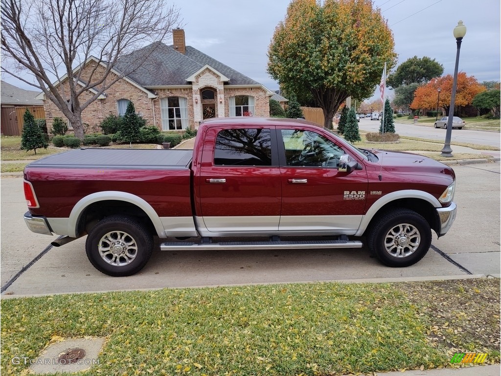 Delmonico Red Pearl 2017 Ram 2500 Laramie Crew Cab 4x4 Exterior Photo #145271471