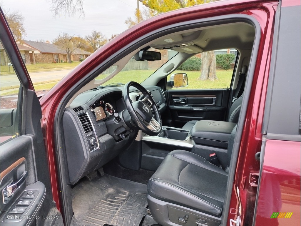 Black Interior 2017 Ram 2500 Laramie Crew Cab 4x4 Photo #145271513