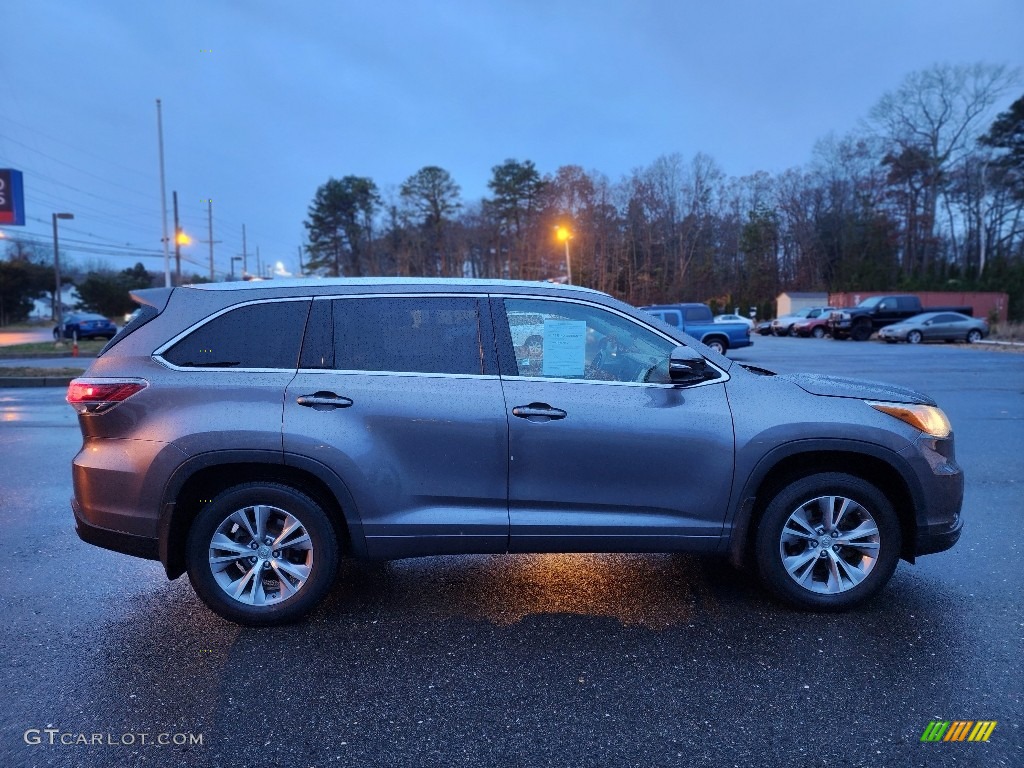 2015 Highlander XLE AWD - Predawn Gray Mica / Black photo #7