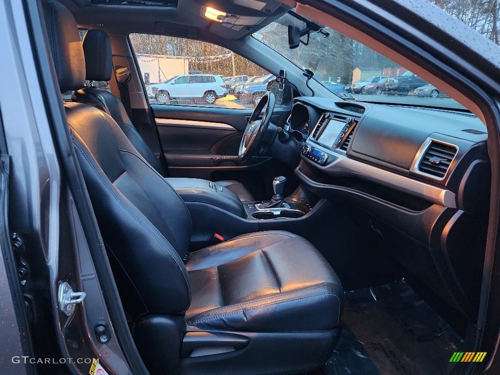 2015 Highlander XLE AWD - Predawn Gray Mica / Black photo #11