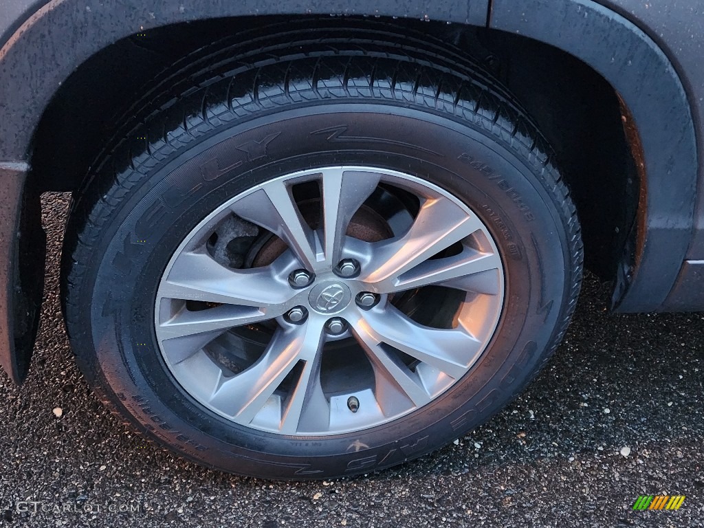 2015 Highlander XLE AWD - Predawn Gray Mica / Black photo #19