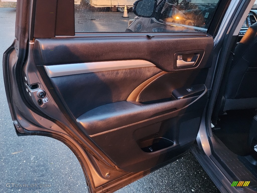 2015 Highlander XLE AWD - Predawn Gray Mica / Black photo #23