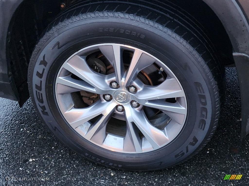 2015 Highlander XLE AWD - Predawn Gray Mica / Black photo #25