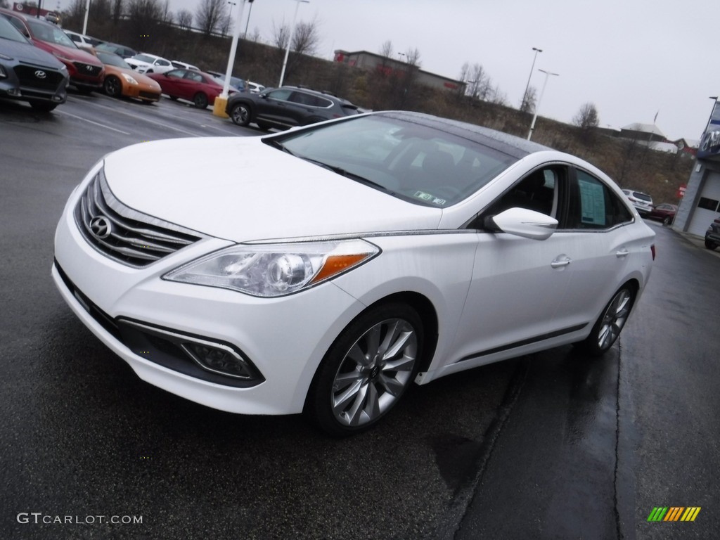 2017 Azera Limited - Diamond White Pearl / Graphite Black photo #6