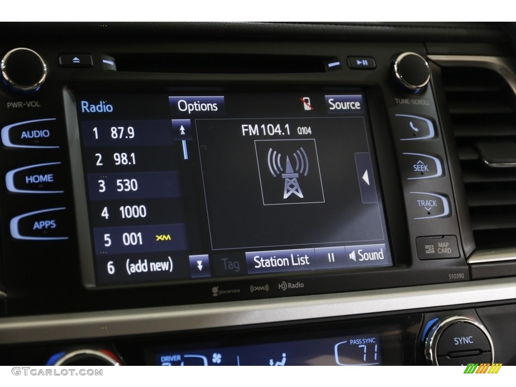 2019 Highlander XLE AWD - Predawn Gray Mica / Ash photo #12