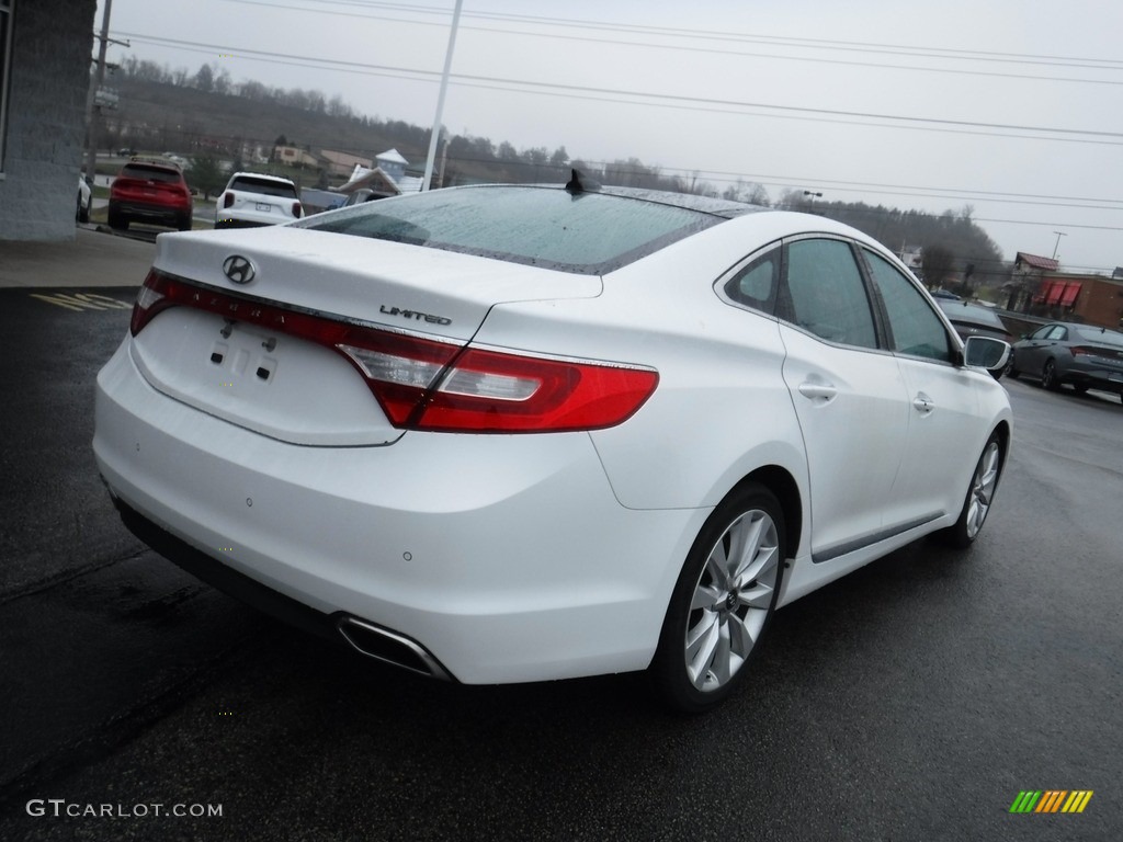 2017 Azera Limited - Diamond White Pearl / Graphite Black photo #10