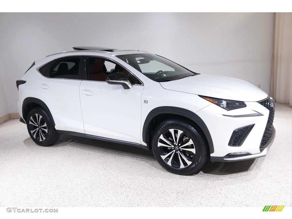 2020 NX 300 F Sport AWD - Ultra White / Circuit Red photo #1
