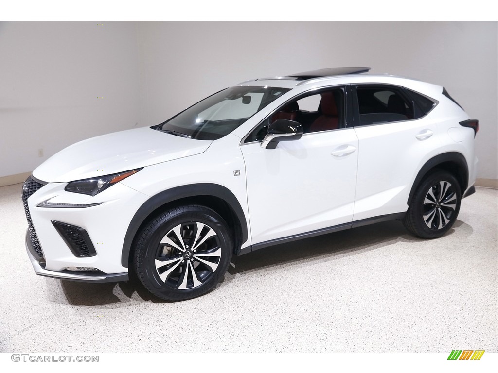 2020 NX 300 F Sport AWD - Ultra White / Circuit Red photo #3