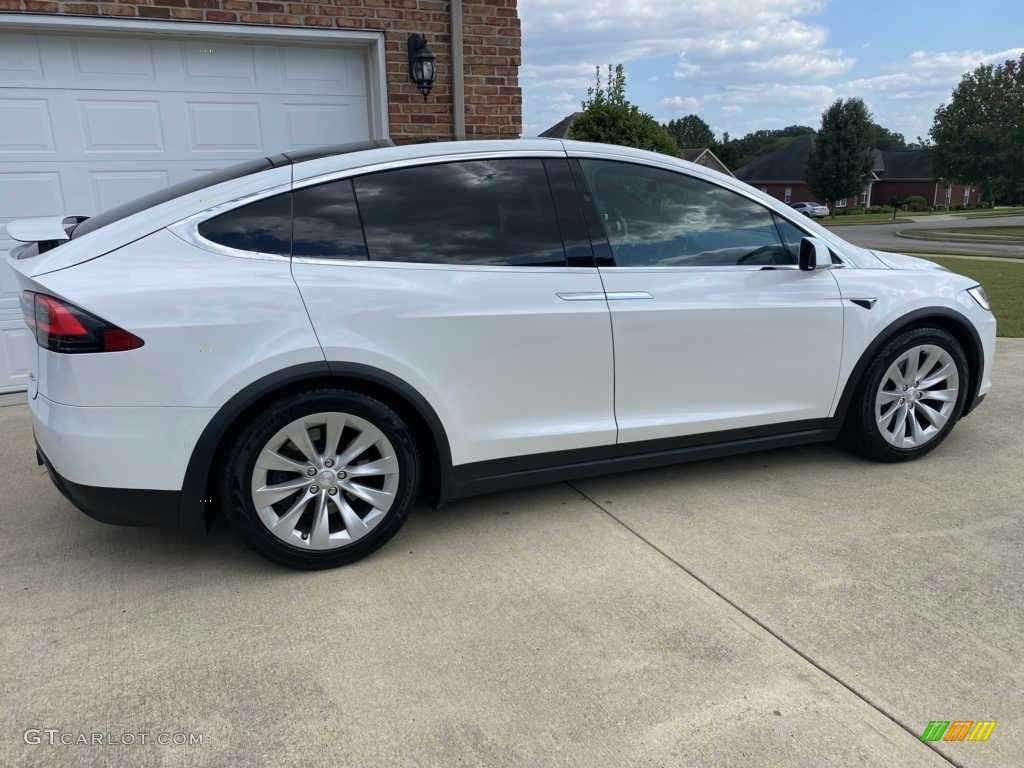 2017 Model X 75D - Pearl White Multi-Coat / Black photo #2