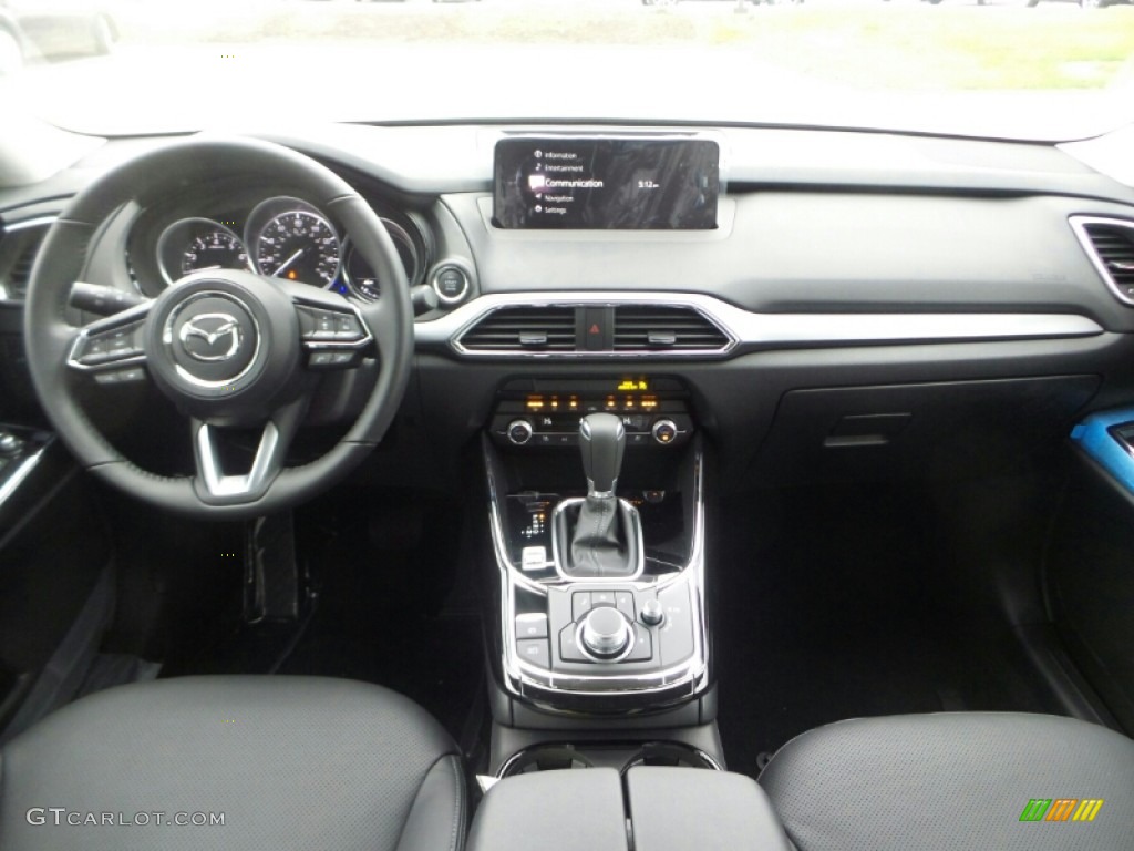 2023 Mazda CX-9 Touring Plus AWD Black Dashboard Photo #145273361