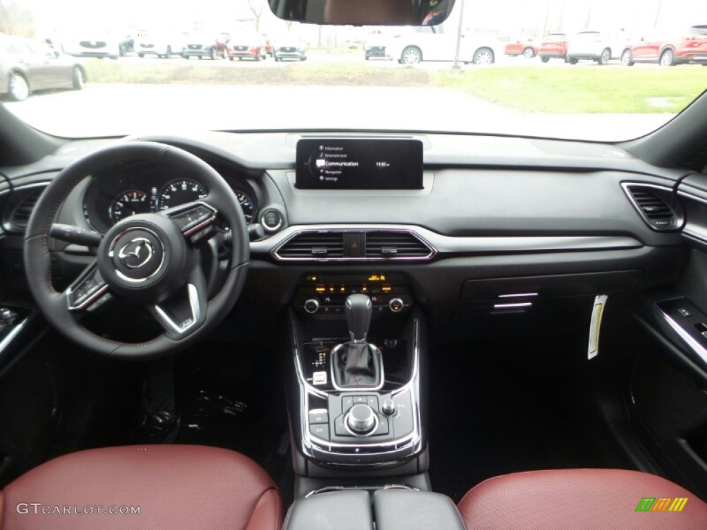 Red Interior 2023 Mazda CX-9 Carbon Edition AWD Photo #145273514